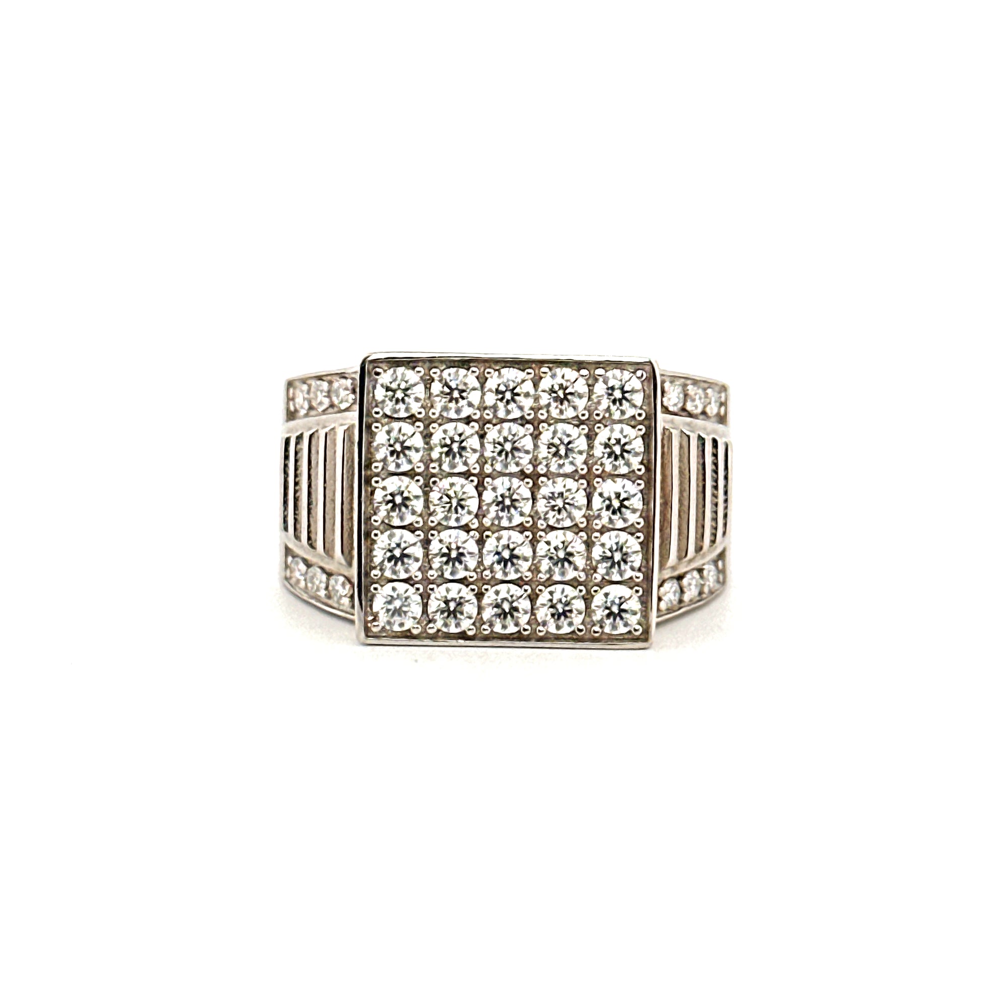 Mens Diamond Band, Engagement Ring for Men, GRA Certified Moissanite Diamond Ring For him, Statement Band