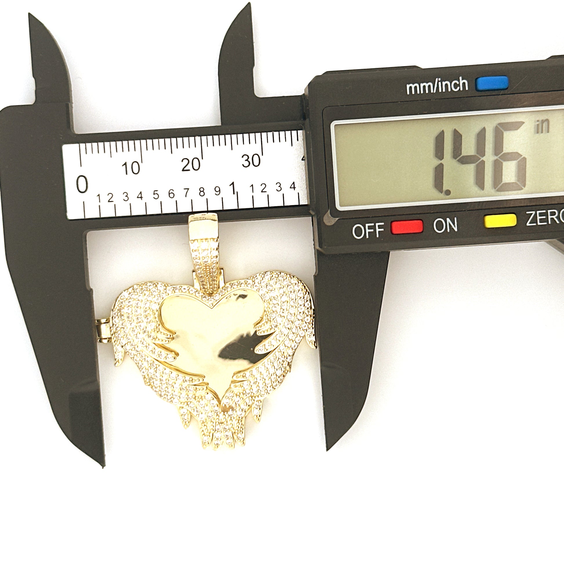 Angel Wings Heart Memory Photo Pendant, Personalized Tribute Keepsake Picture Charm