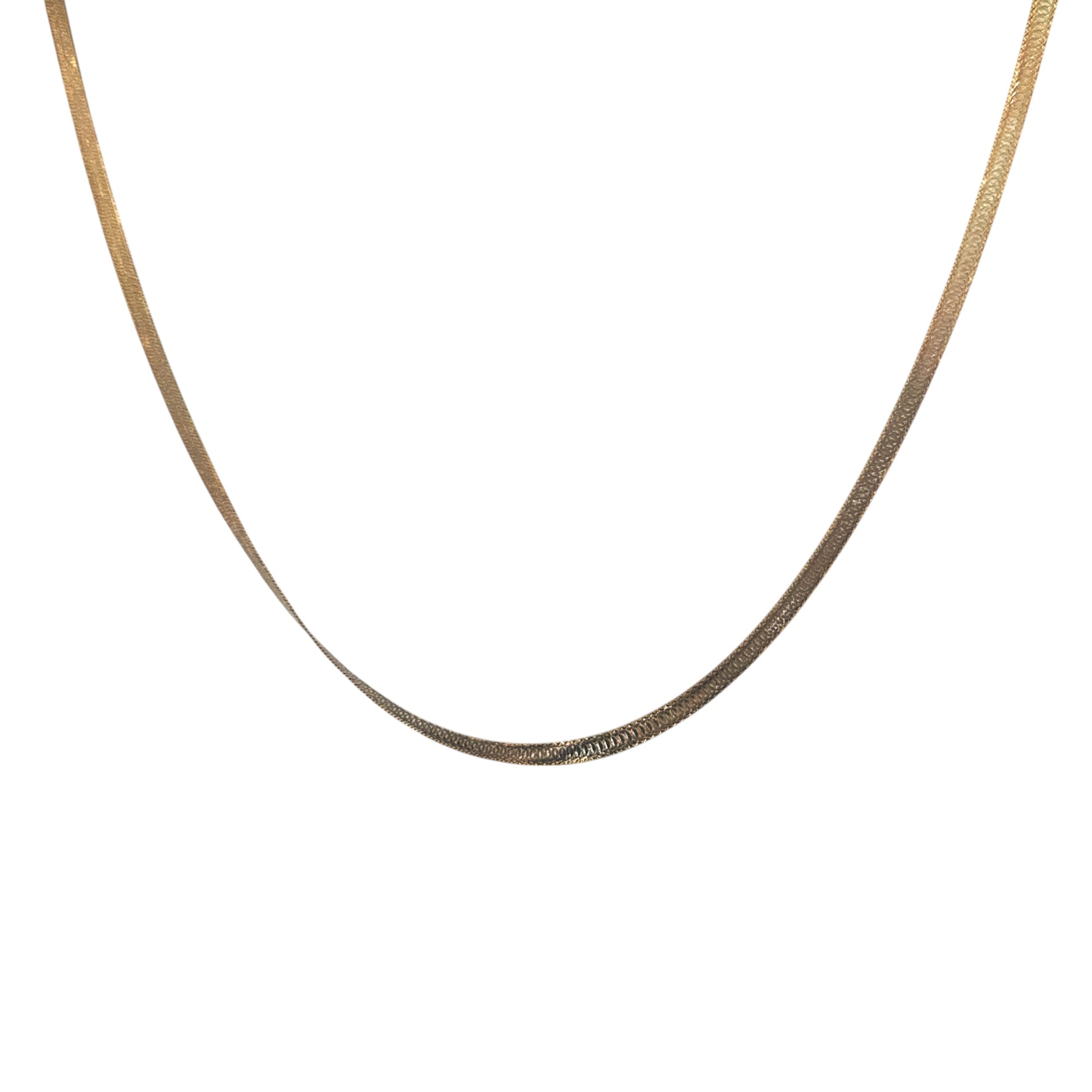 Herringbone Chain For Him/Her, Two Tone Diamond Cut Gold Vermeil 925 Stamped Luxury Elegant Chain