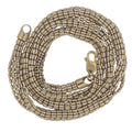 10K Solid Gold Two-Tone Ice Chain | Diamond Cut Multi-Layer Design | Real Yellow Gold | Free Appraisal | Royal Luxury Custom Made