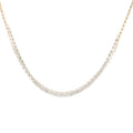 Genuine Diamond Tennis Chain, Half Way Luxury Elegant Diamond Chain For Her, 1/3Cttw Diamond Chain