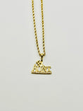 Load image into Gallery viewer, 10k solid gold #1 Aunt pendant, gift for the best aunt ever
