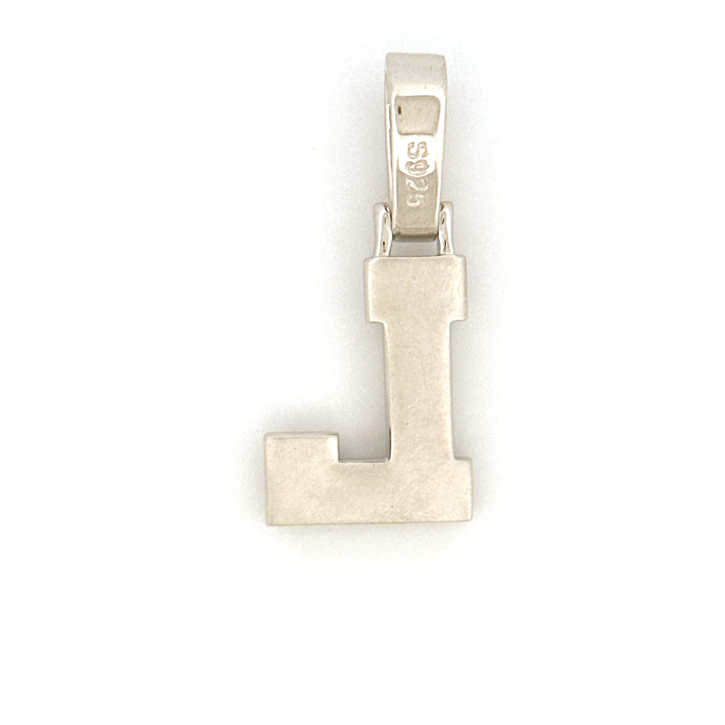 L Initial Diamond Pendant for Him/Her, VVS Moissanite Diamond Pendant,  L letter Initial Charm