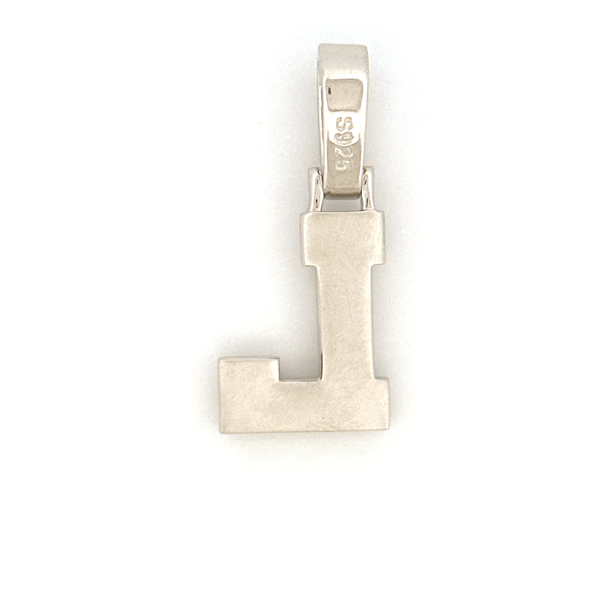 L Initial Diamond Pendant for Him/Her, VVS Moissanite Diamond Pendant,  L letter Initial Charm