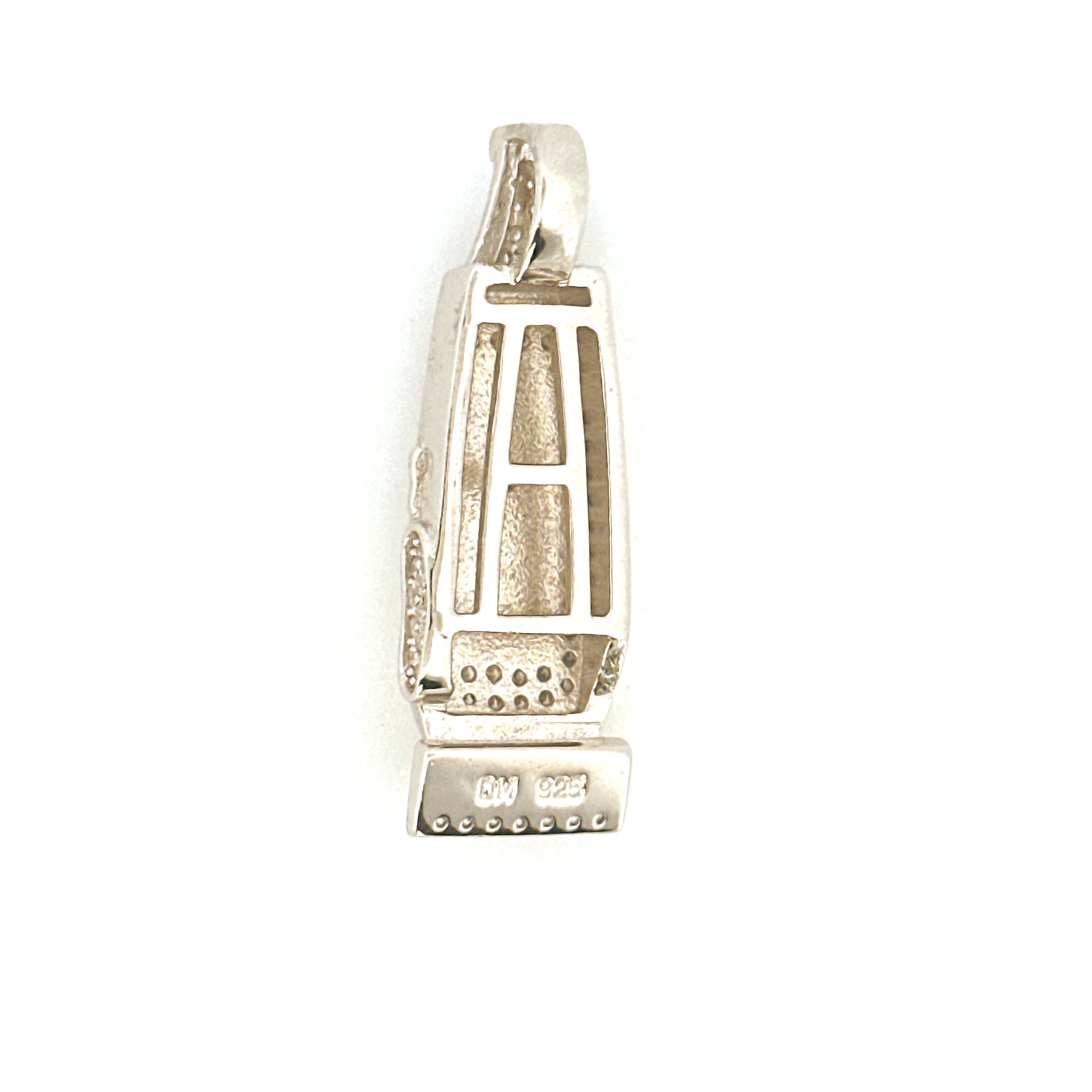 Diamond Barber Trimmer Pendant, VVS Moissanite Diamond Barber Pendant, Custom Made Trimmer Charm For Barbers/ Hair Stylist, GRA Certified