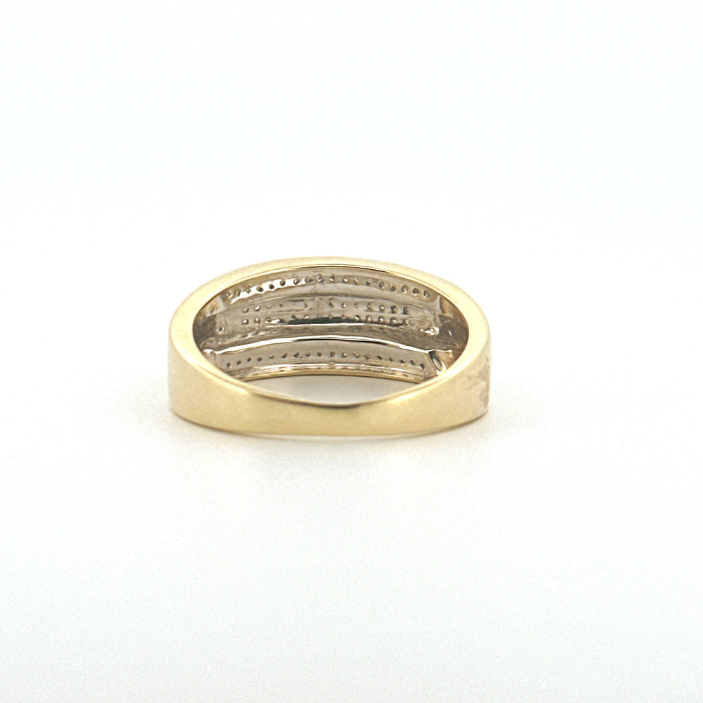 Men's Diamond Band, Engagement Ring For Men, Promise Ring For Him