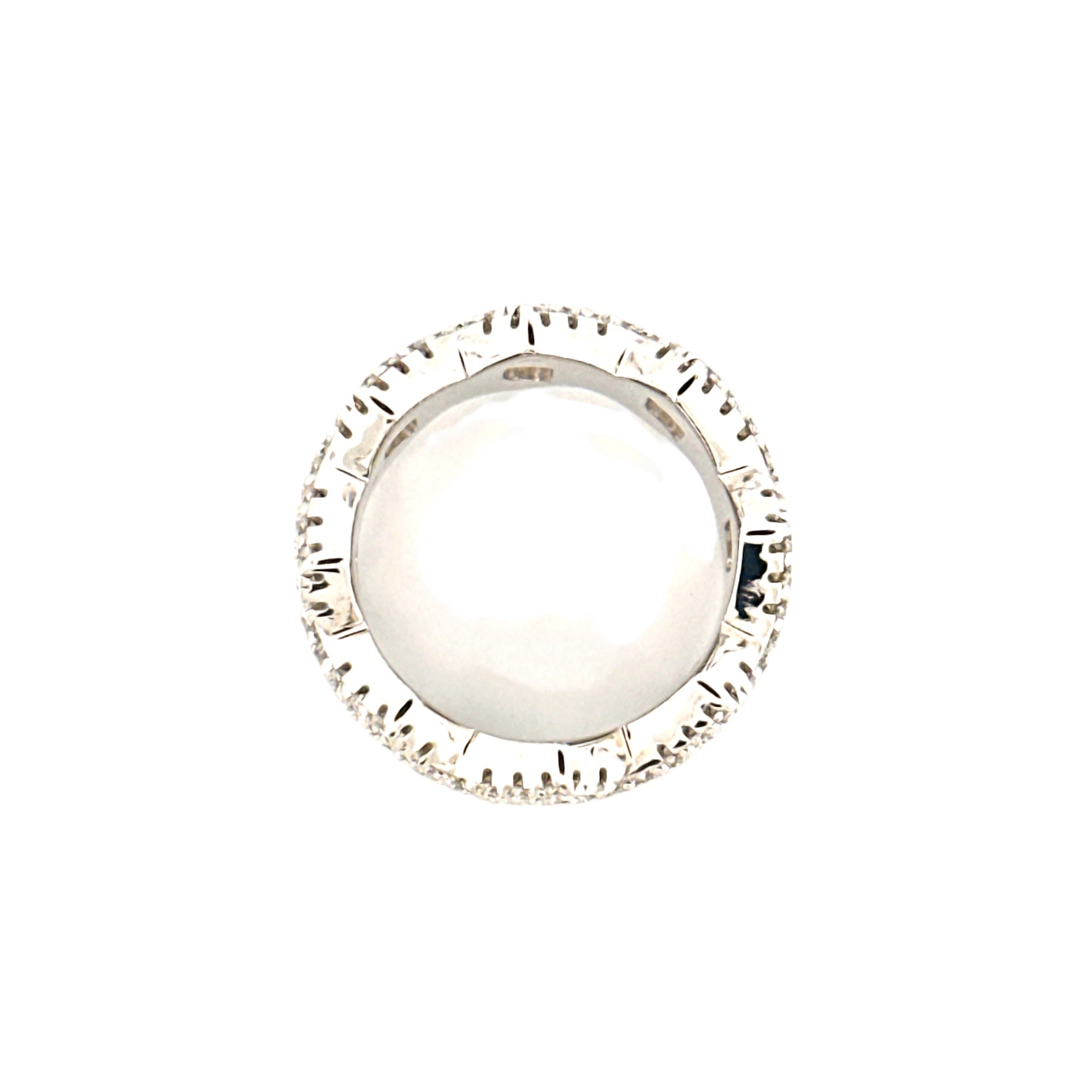 Men’s Cuban Band Ring – 2 Cttw VVS Moissanite Diamond, GRA Certified, 925 White Gold Vermeil, Custom Size Available