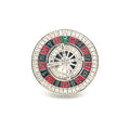 Men's Casino Roulette Diamond Spinning Ring, VVS Moissanite Diamond Ring for Men, Functional Design Luxury Ring