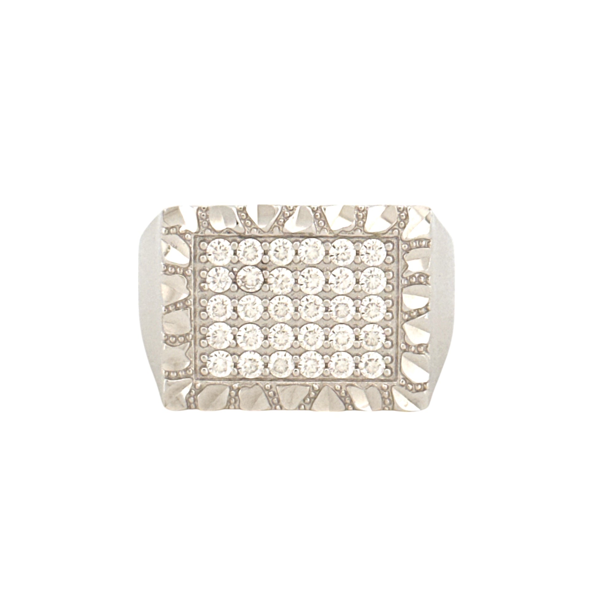 Mens Diamond Ring, VVS GRA Certified Moissanite Diamond Ring, Statement Ring for Men, Gift for Him