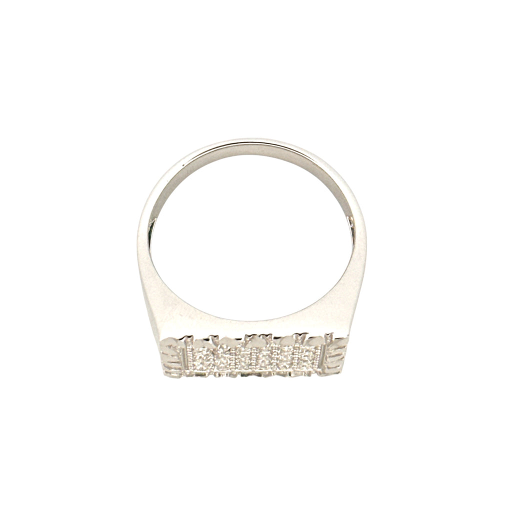 Mens Diamond Ring, VVS GRA Certified Moissanite Diamond Ring, Statement Ring for Men, Gift for Him