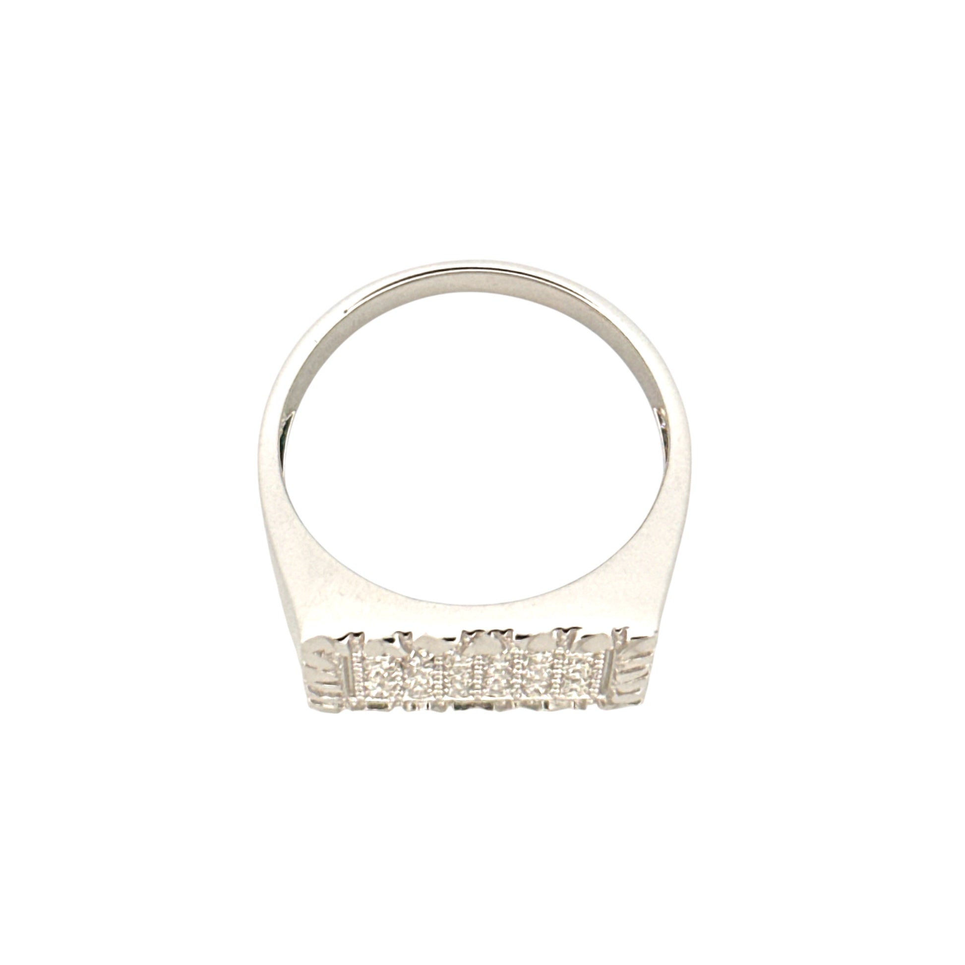 Mens Diamond Ring, VVS GRA Certified Moissanite Diamond Ring, Statement Ring for Men, Gift for Him