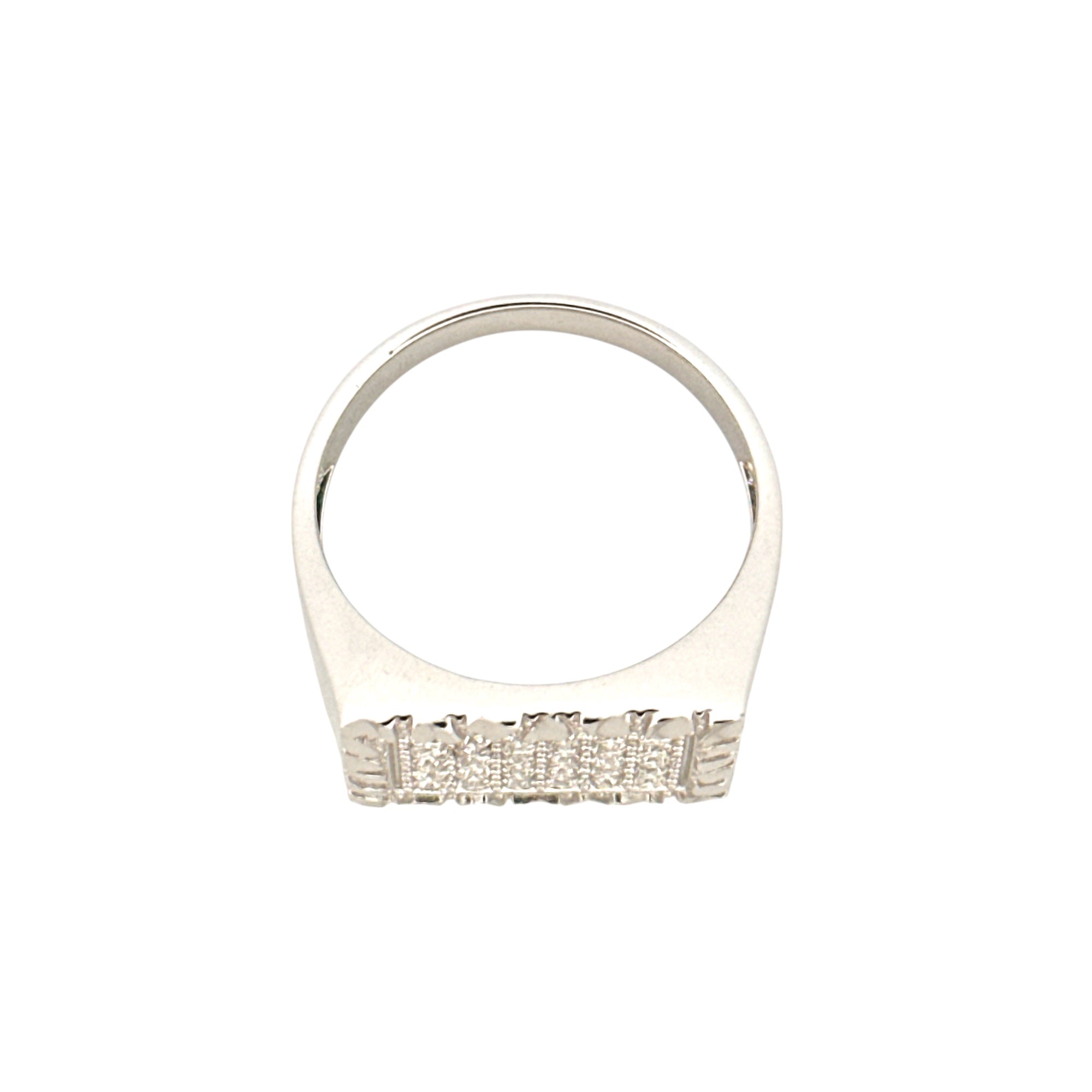 Mens Diamond Ring, VVS GRA Certified Moissanite Diamond Ring, Statement Ring for Men, Gift for Him