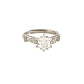 Royal Solitaire Bridal Ring, Engagement Wedding Ring Custom Made for Her, 1.5cttw VVS Diamond Moissanite Ring