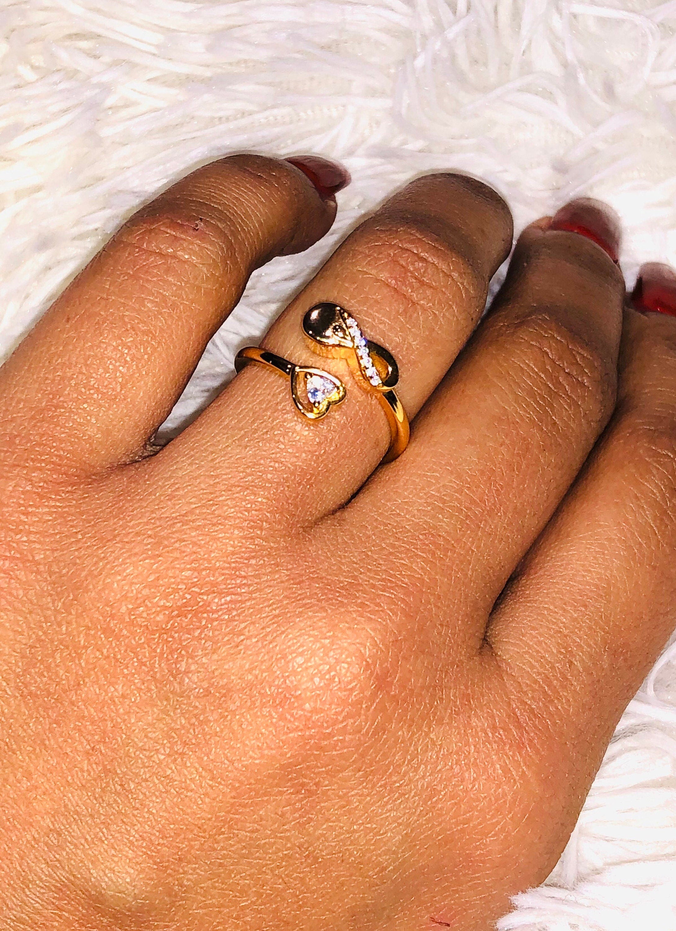 Cremation Urn Ring For Women | Urn Infinity Heart Ring For Human Ashes 14K Gold Vermeil | Cremation Ring | Ashes Holder | Urn Jewelry