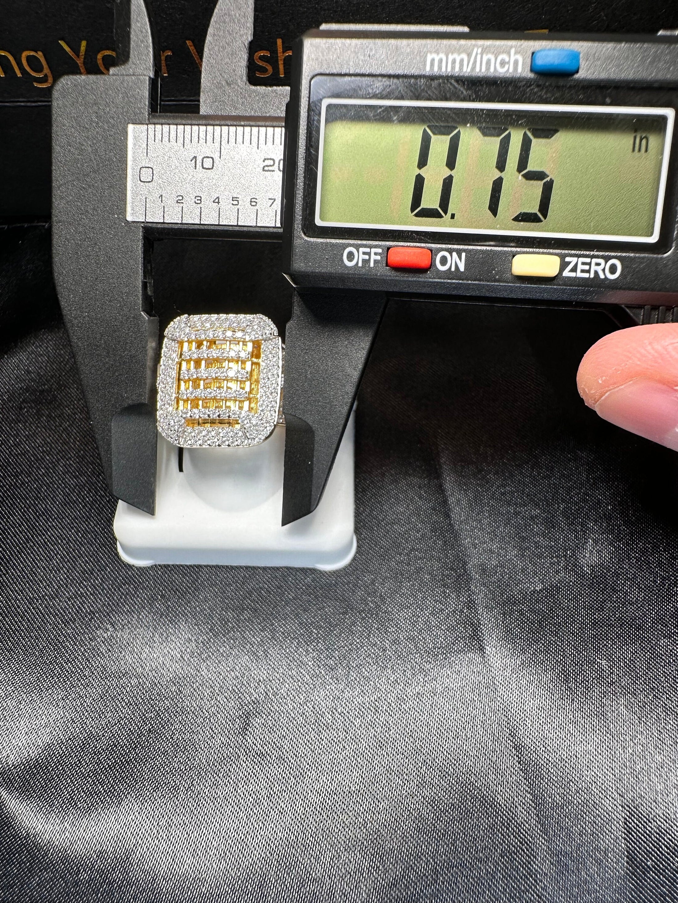 VVS Certified Lab Diamond Iced out Ring | VVS Real Moissanite | Hip Hop Ring | 100% Pass Diamond Tester| Statement Ring | Gift for Him/Her