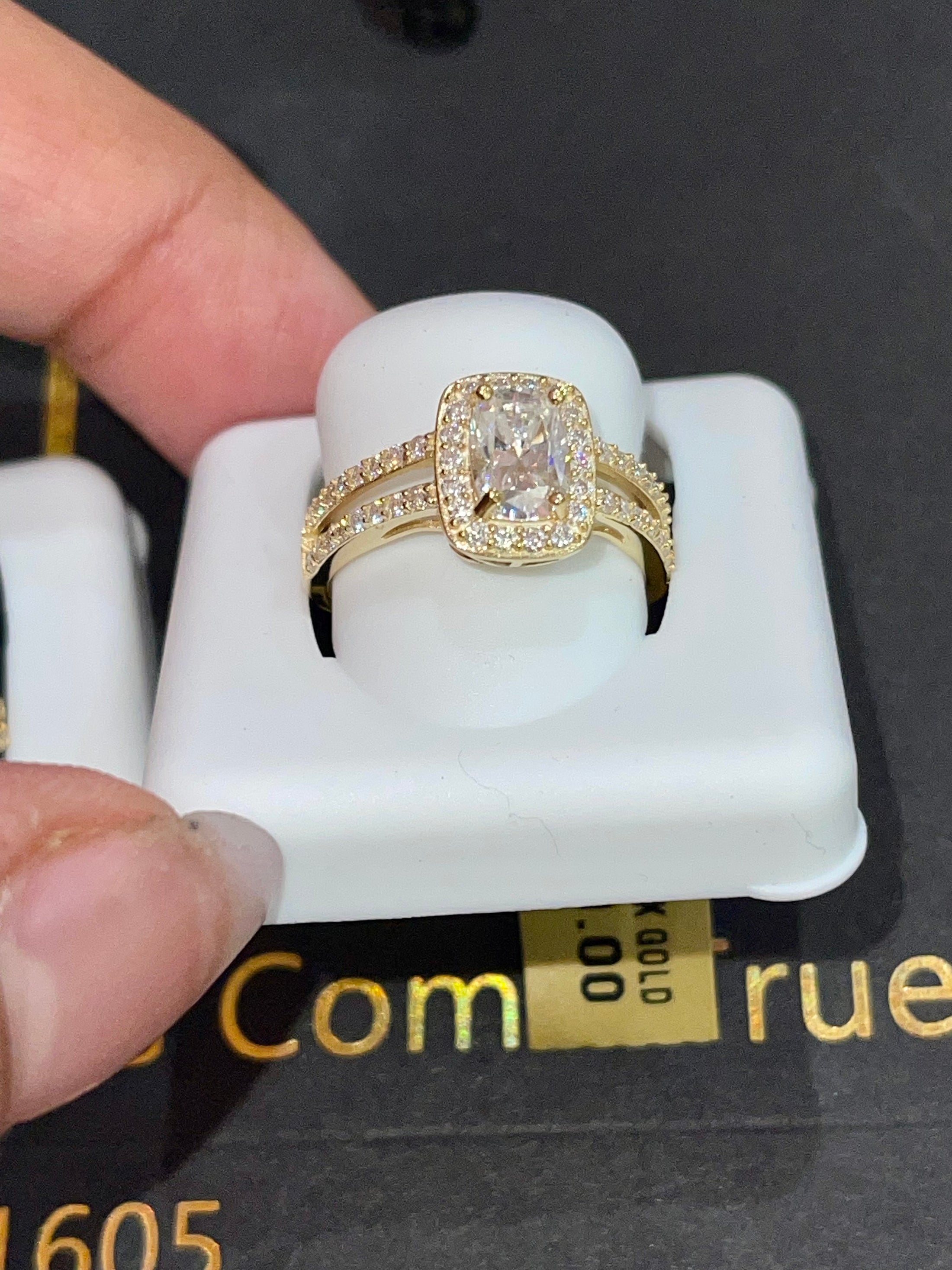 14k solid white gold engagement ring, GRA Certified Lab Diamond Bridal Ring, Wedding Ring, Real Gold, NOT plated, 100% passes diamond tester