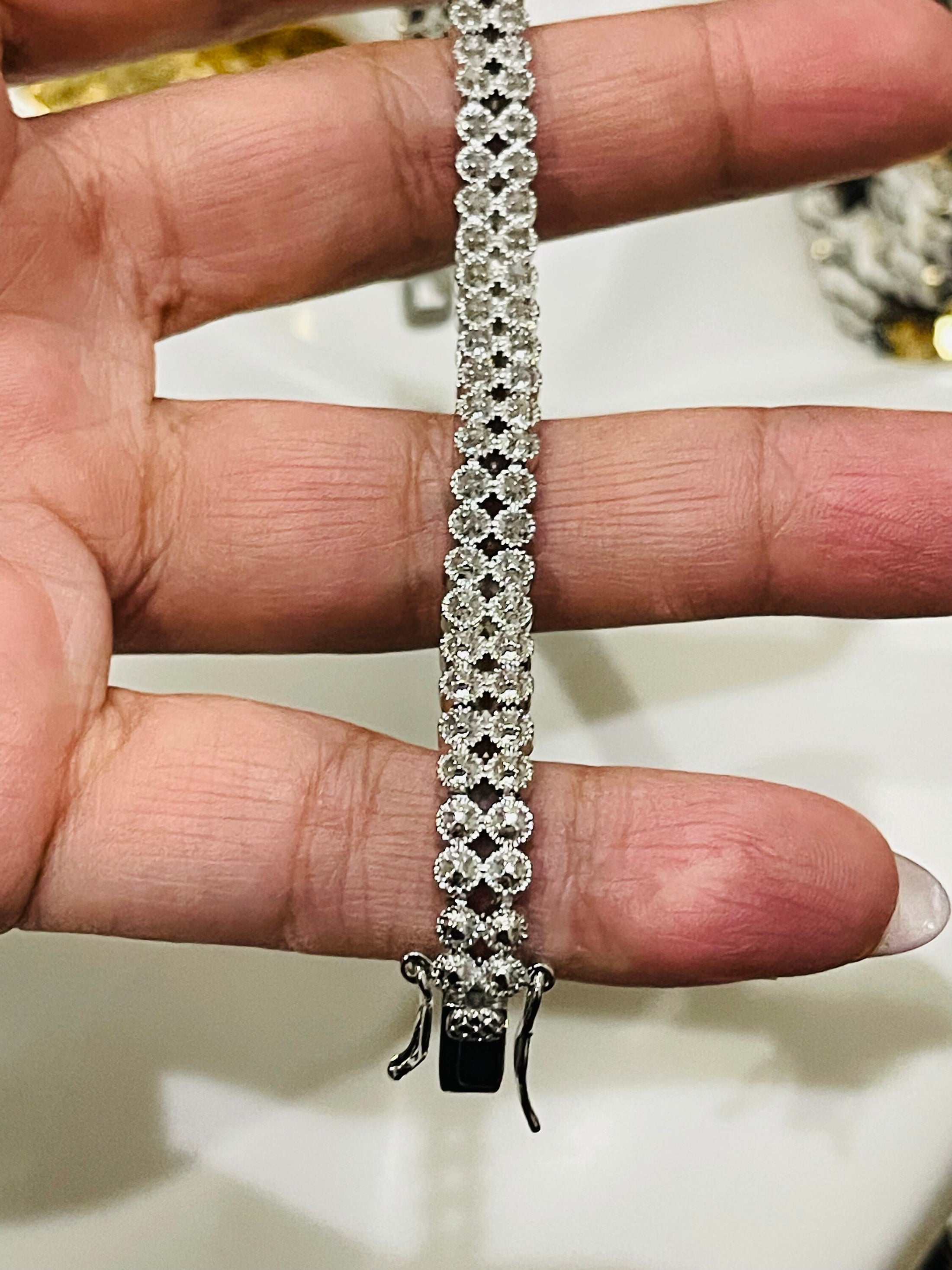 Real Diamond Tennis Bracelet for her, 1 Ct natural Genuine diamond bracelet gift for women, Christmas, Bridal, Wedding, Anniversary, Jewelry