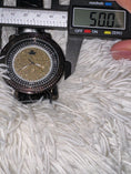 Cargar la imagen en la vista de la galería, Real Diamond watch - Men's Diamond Watch - Genuine 1/10 Carat Natural Diamonds - Perfect Gift for Him, Anniversary, Birthday, Christmas Gift
