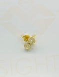 Load image into Gallery viewer, 14K Gold Vermeil Diamond Studs
