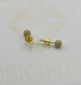 Load image into Gallery viewer, 14K Gold Vermeil Diamond Studs
