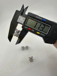 Load image into Gallery viewer, 14K White Gold Vermeil Swarovski Crystal
