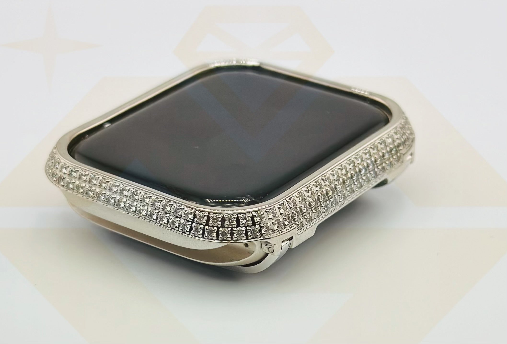 Diamond Apple Watch Bezel