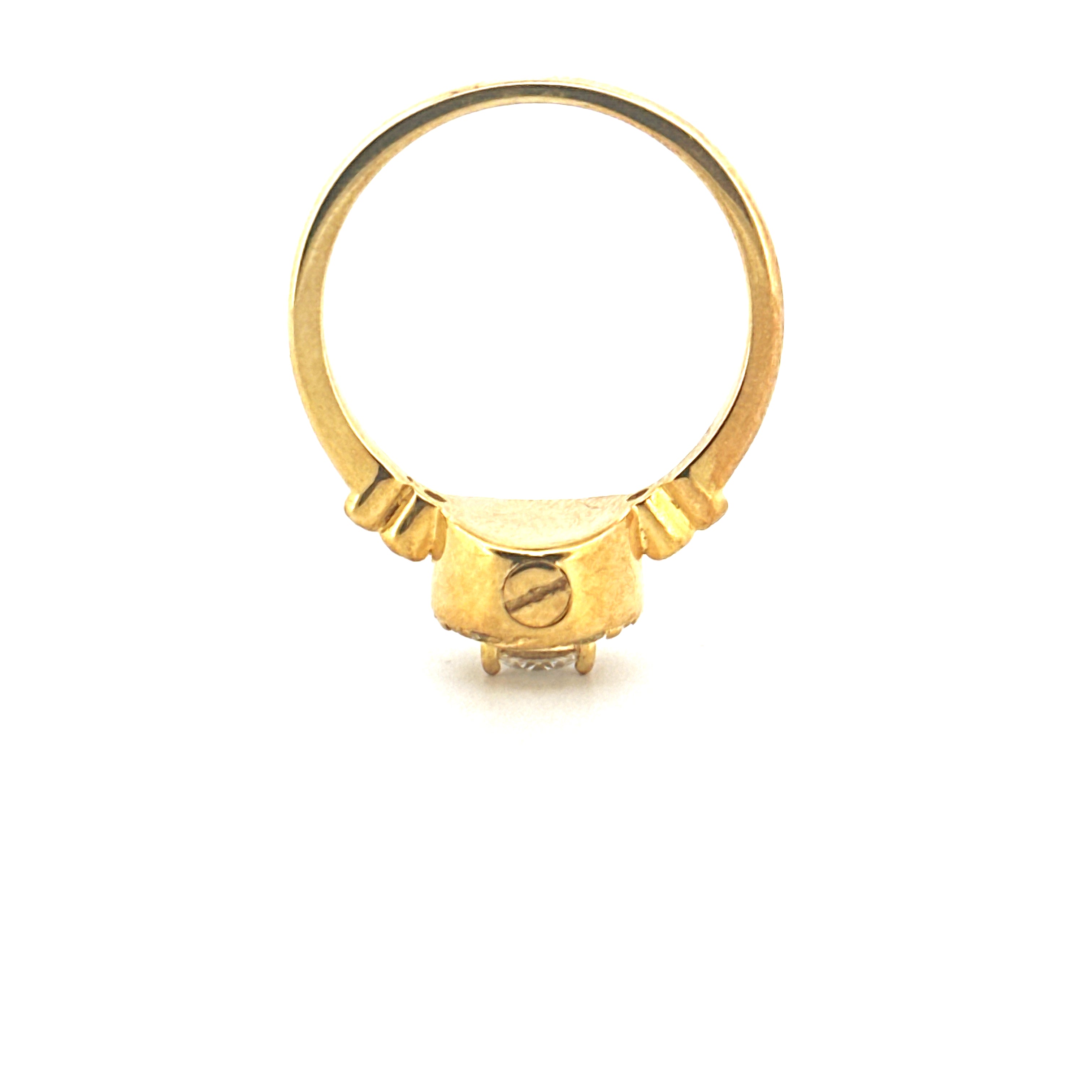 Flower Urn Ring, Diamond Urn Ring For Human/Pet Ashes, Gold Vermeil Urn Ring, Keepsake Urn Jewelry