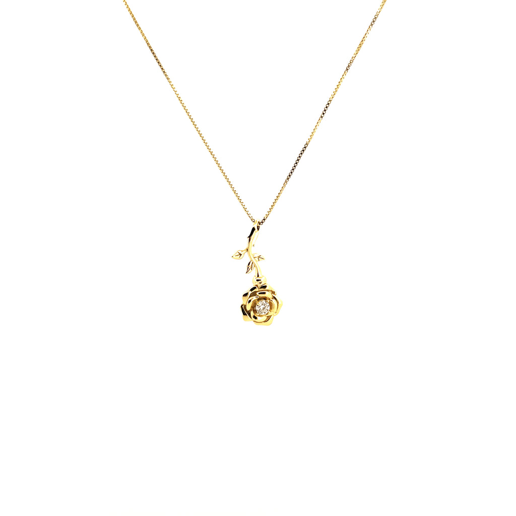 Flower Urn Pendant for Ashes, Diamond Urn Keepsake Jewelry for Human/Pet Ashes
