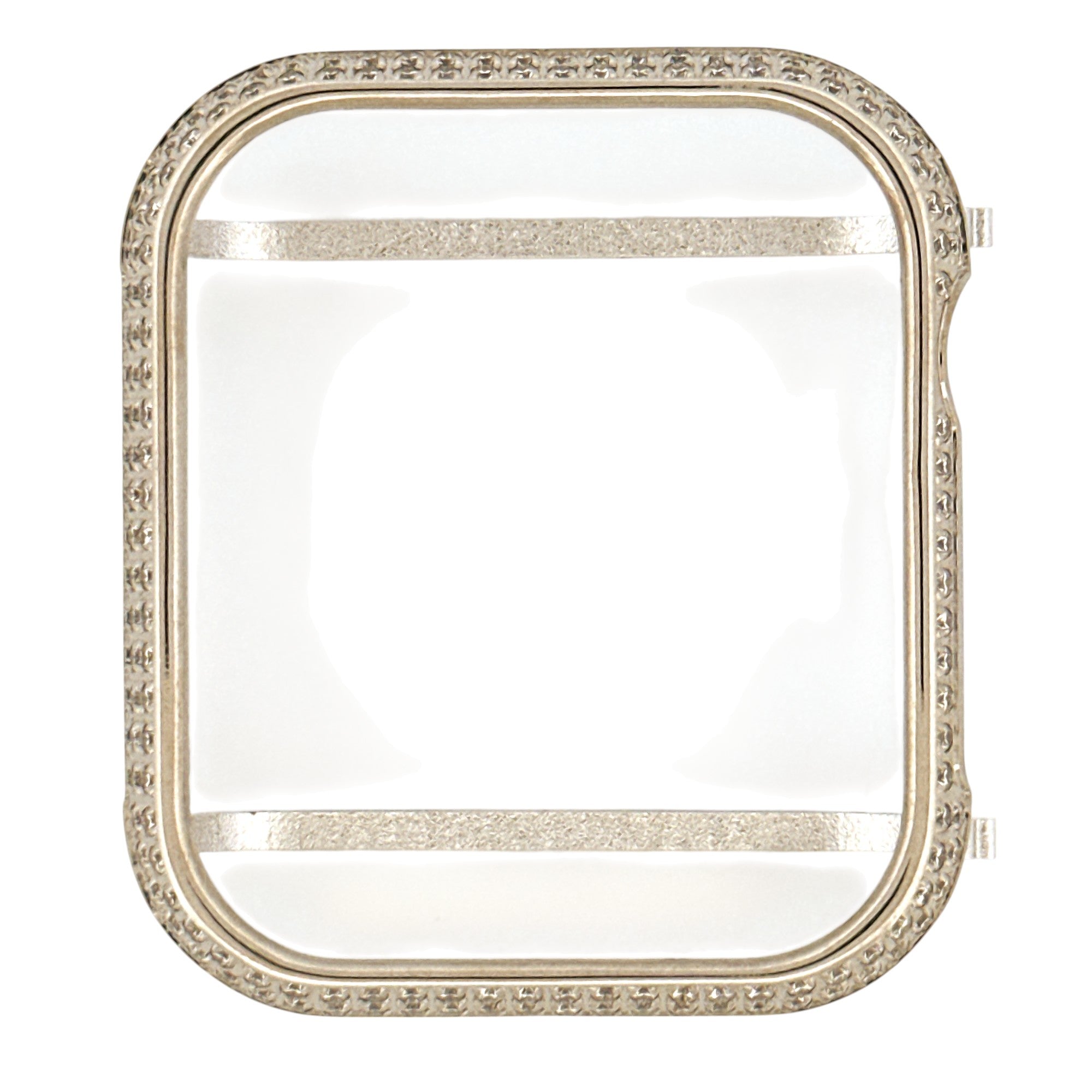 Diamond Apple Bezel, 45mm VVS GRA Certified Moissanite Bezel for Apple Watch
