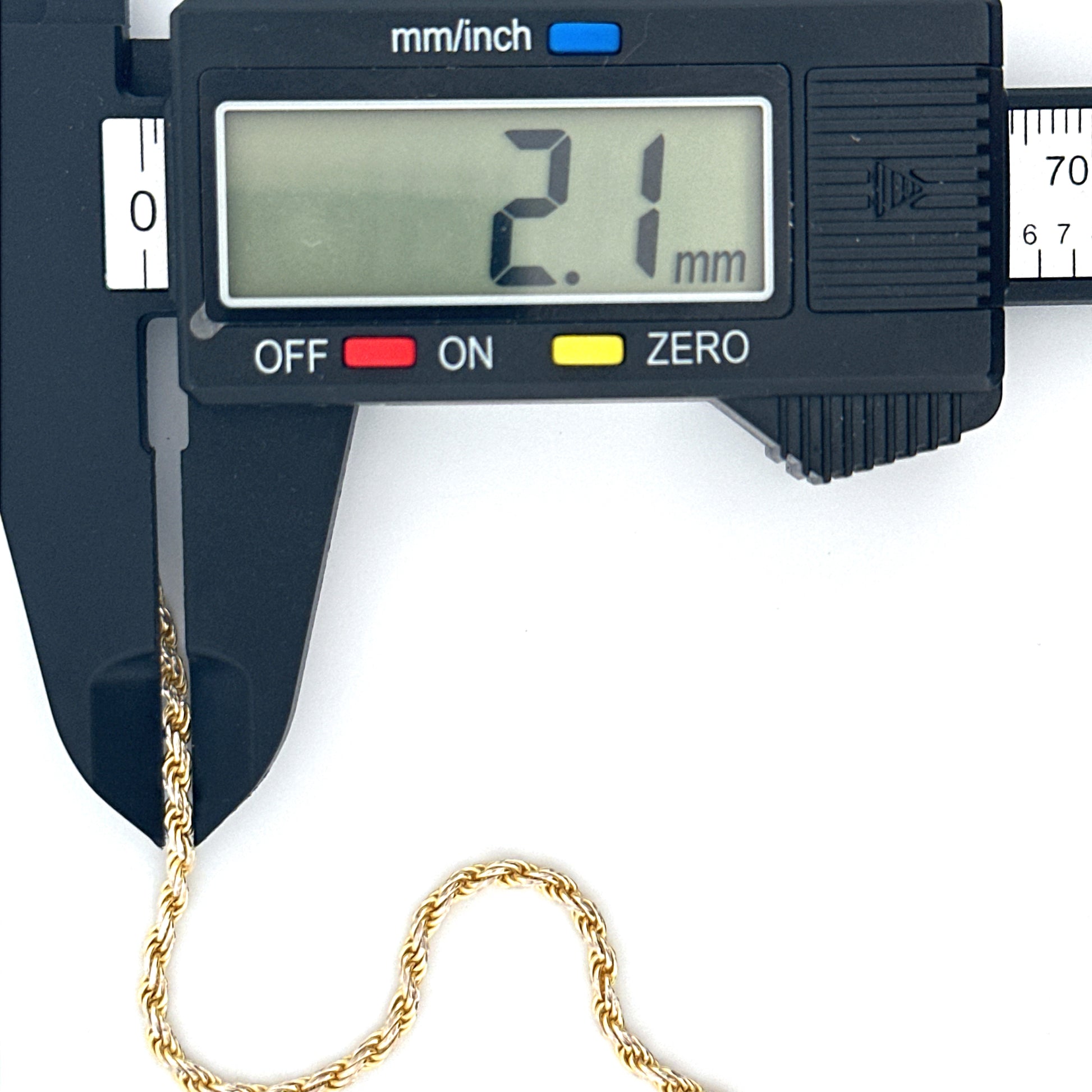 Diamond Cut Rope Chain – Solid 10K Gold or 925
