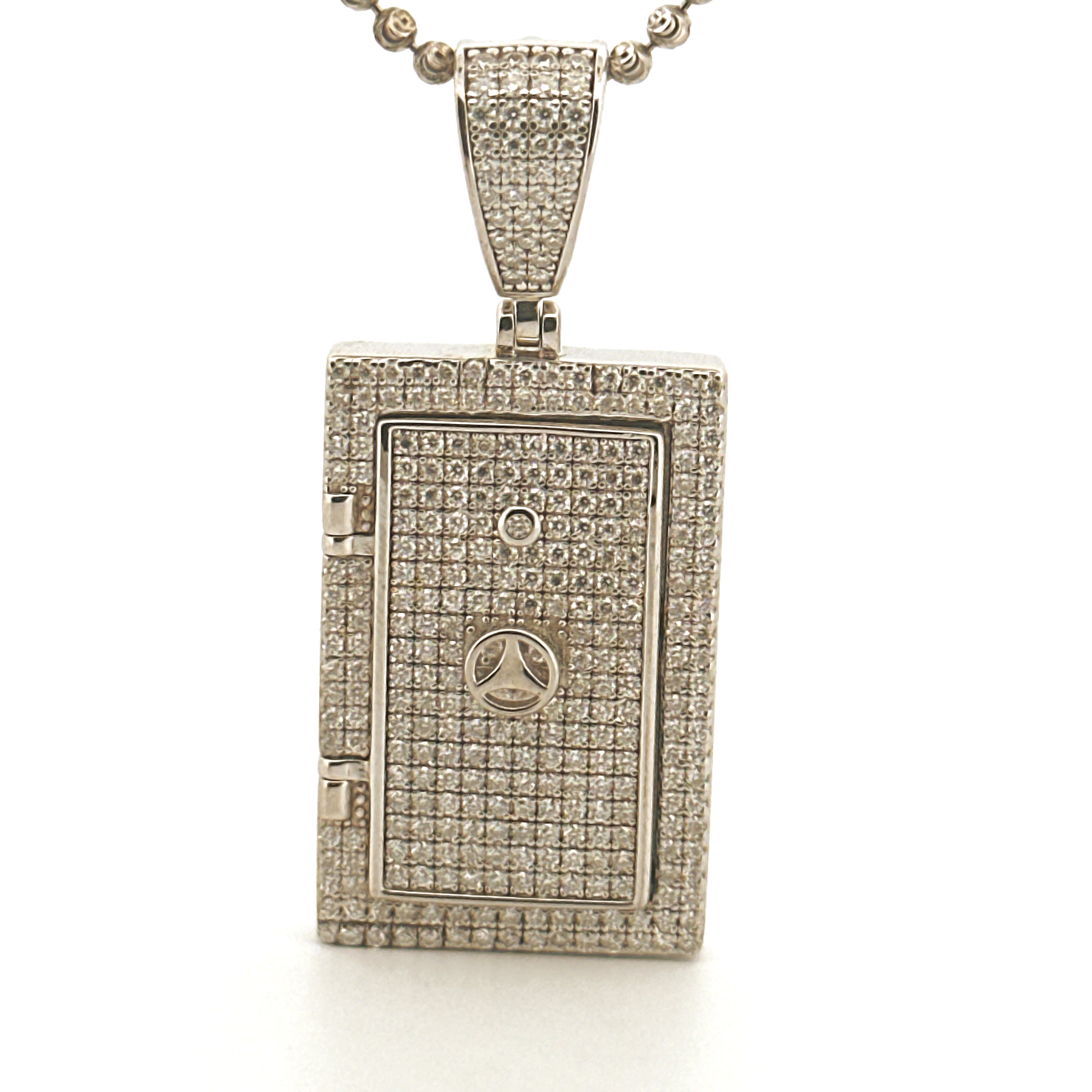 Vault Locket Urn Pendant – Gold Memorial Cremation Jewelry to Hold Ashes, Ash Holder, Keepsake Urn Pendant