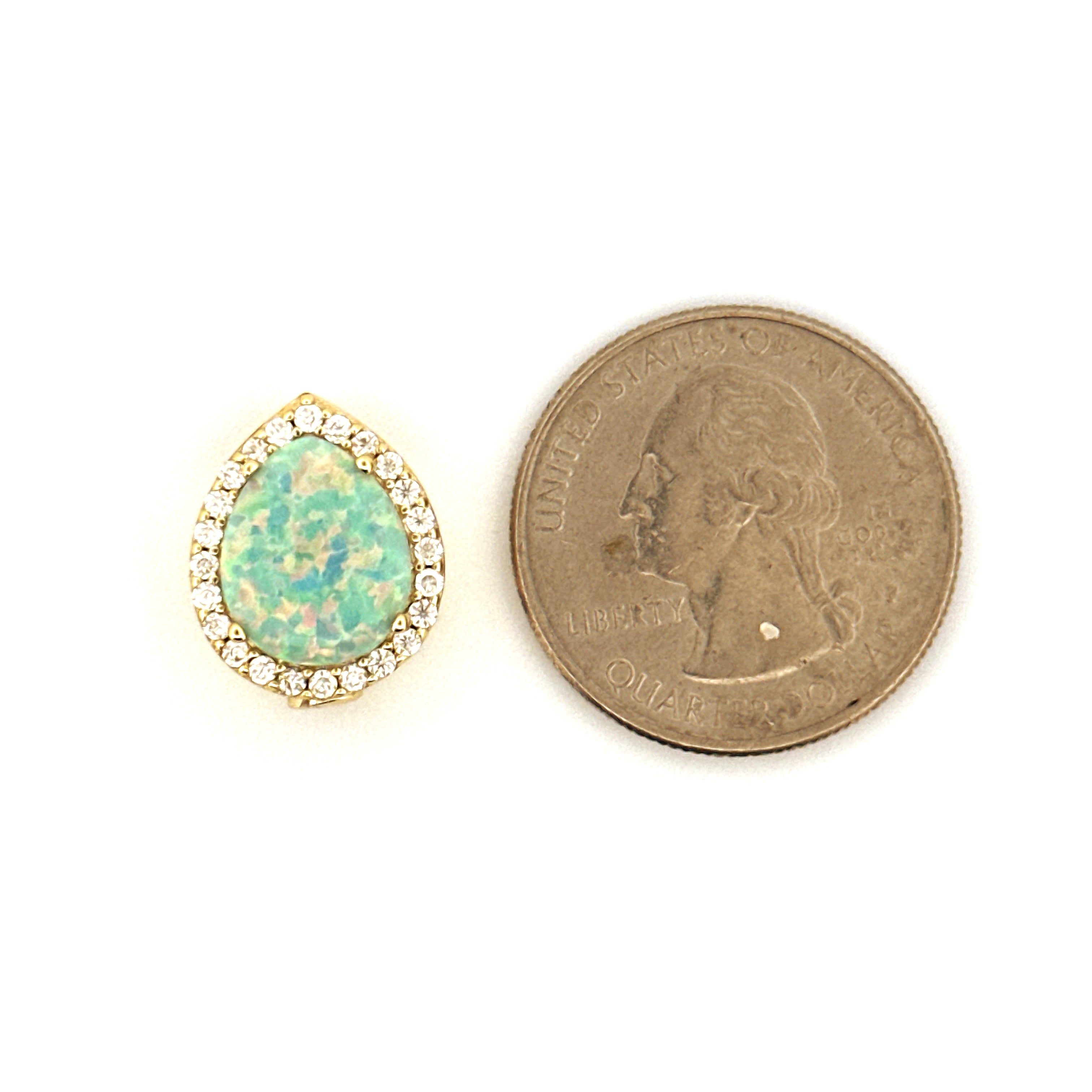 Teardrop Urn Pendant, Genuine Opal & Moissanite Urn Pendant For Ashes, Ash Holder Cremation Jewelry