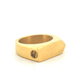 Men's Urn Ring, Personalized Memorial Ring with Ashes, Keepsake Ash Holder