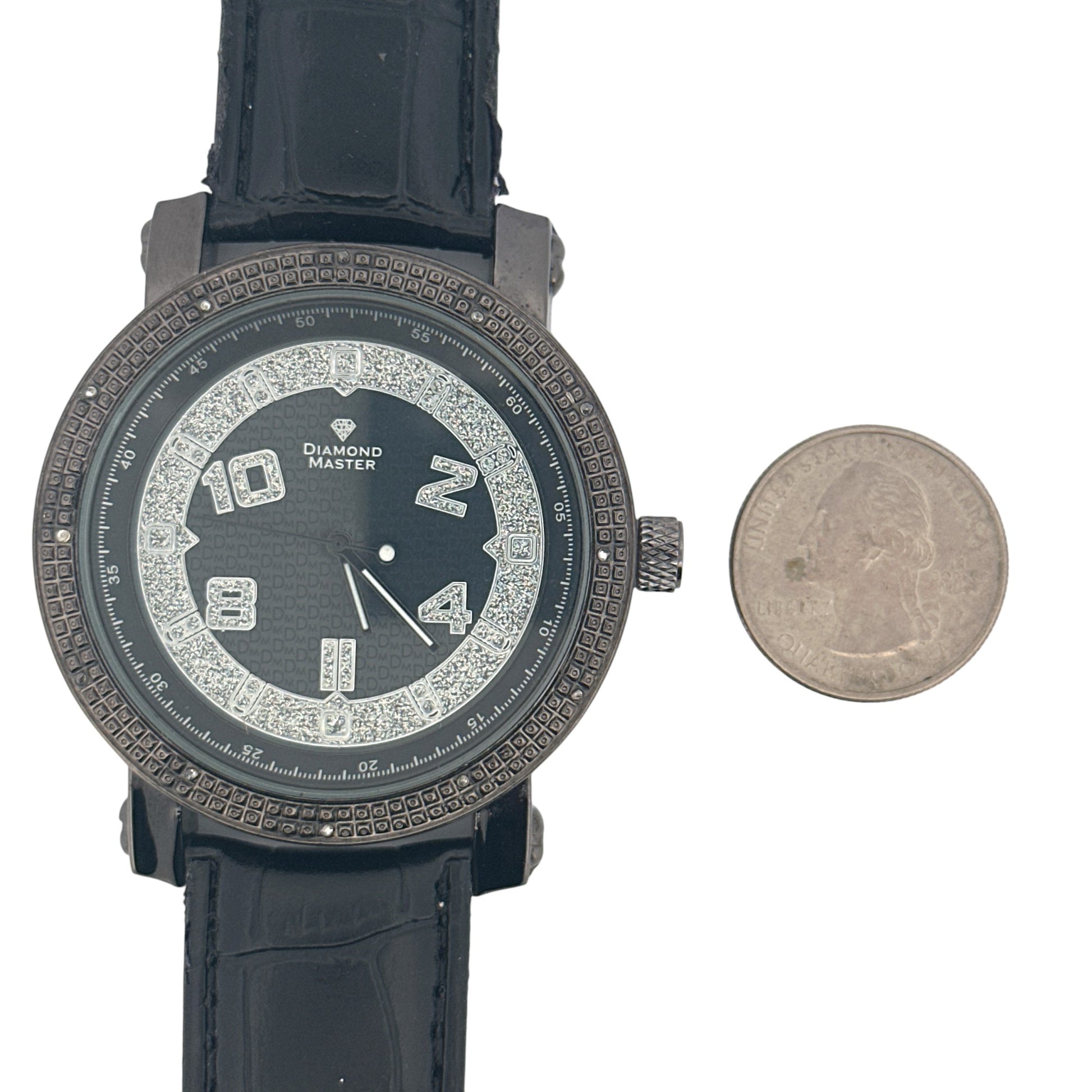 Diamond Watch For Men, Natural Diamond, Gift for Him