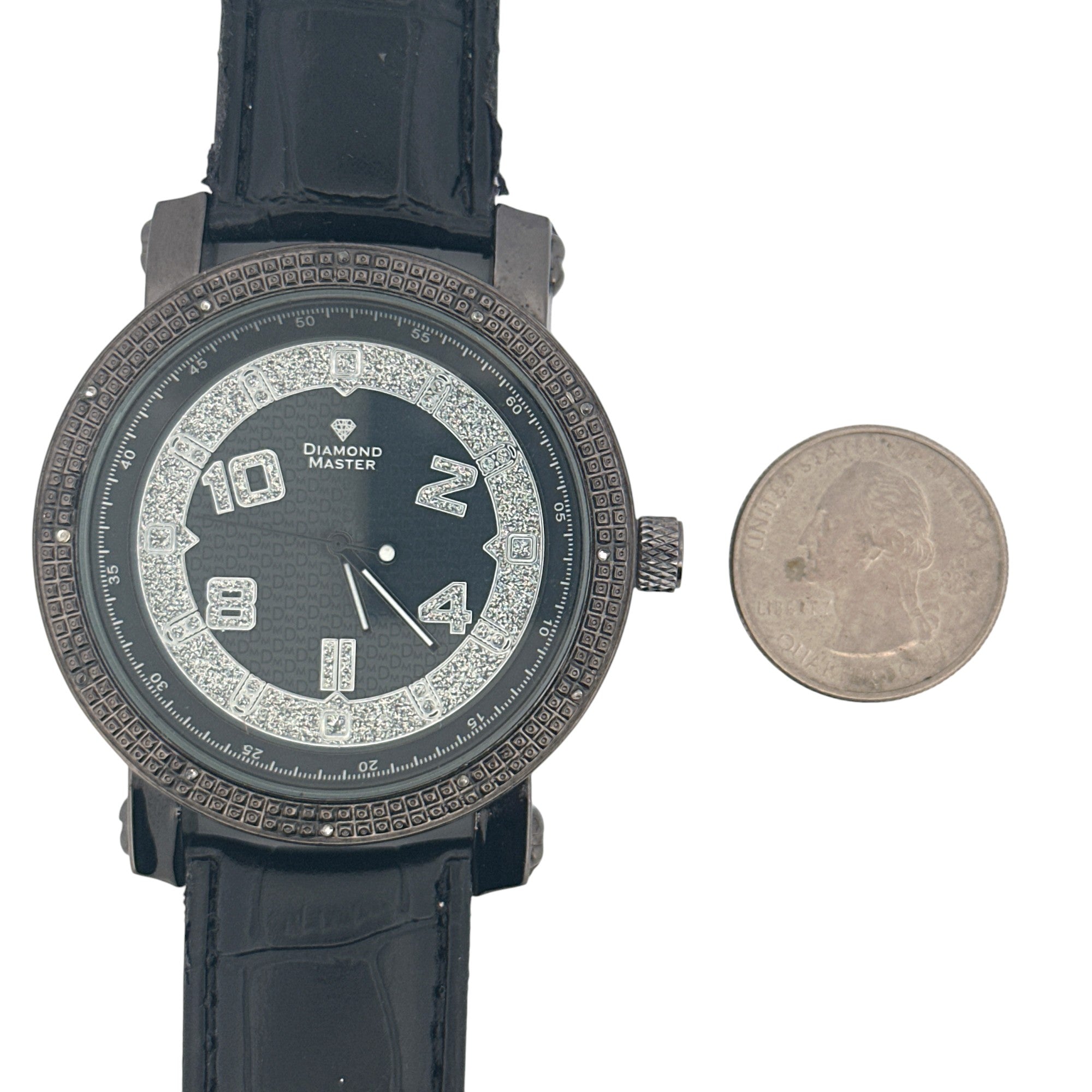 Diamond Watch For Men, Natural Diamond, Gift for Him