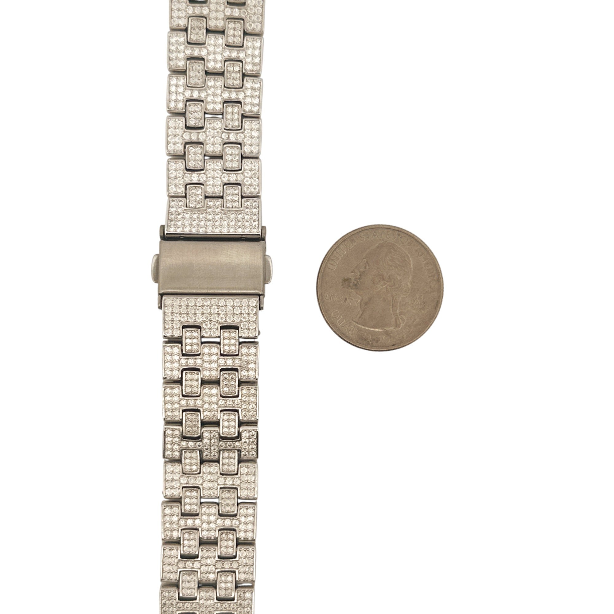 Diamond Apple Band,  Moissanite Diamond Band for Apple Watches, Made for All Series