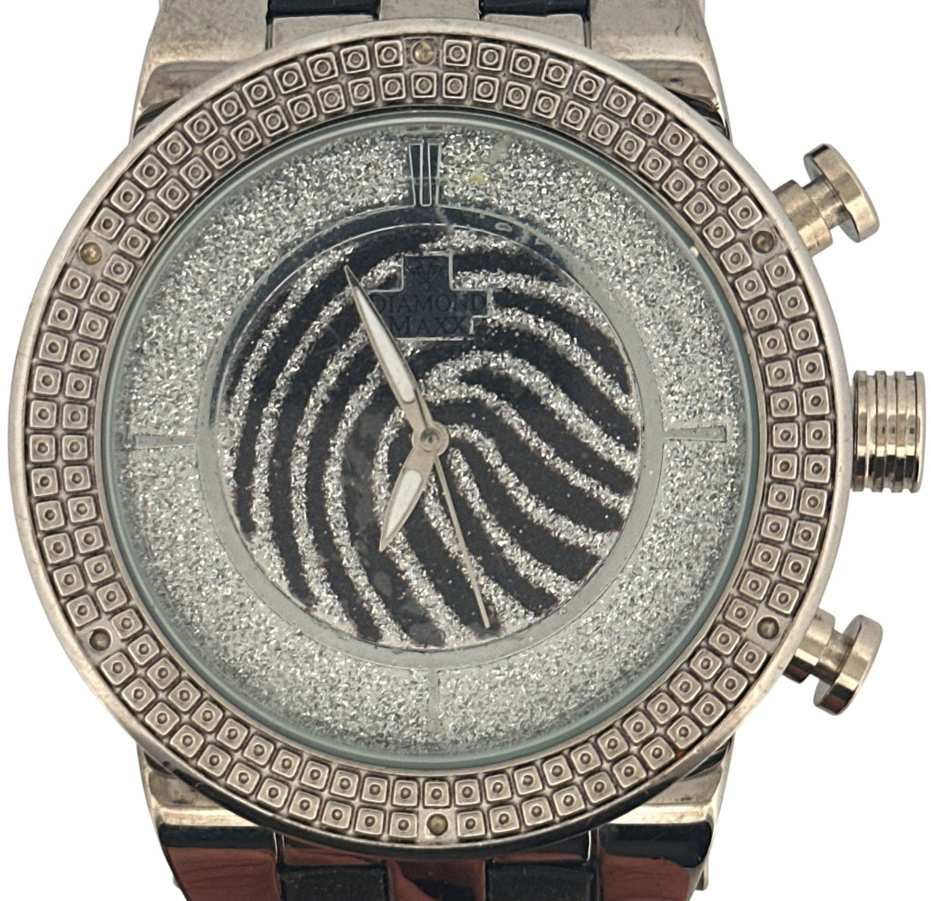 Watch for Men, Gift for Him, 1/10 cttw Natural Diamond Watch