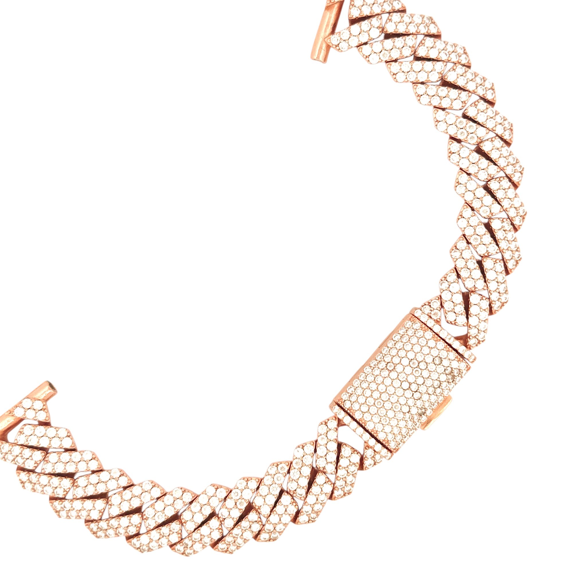 Cuban Link Apple Watch Band – VVS GRA Certified Moissanite Lab Diamonds | Fits All Series | 100% Passes Diamond tester