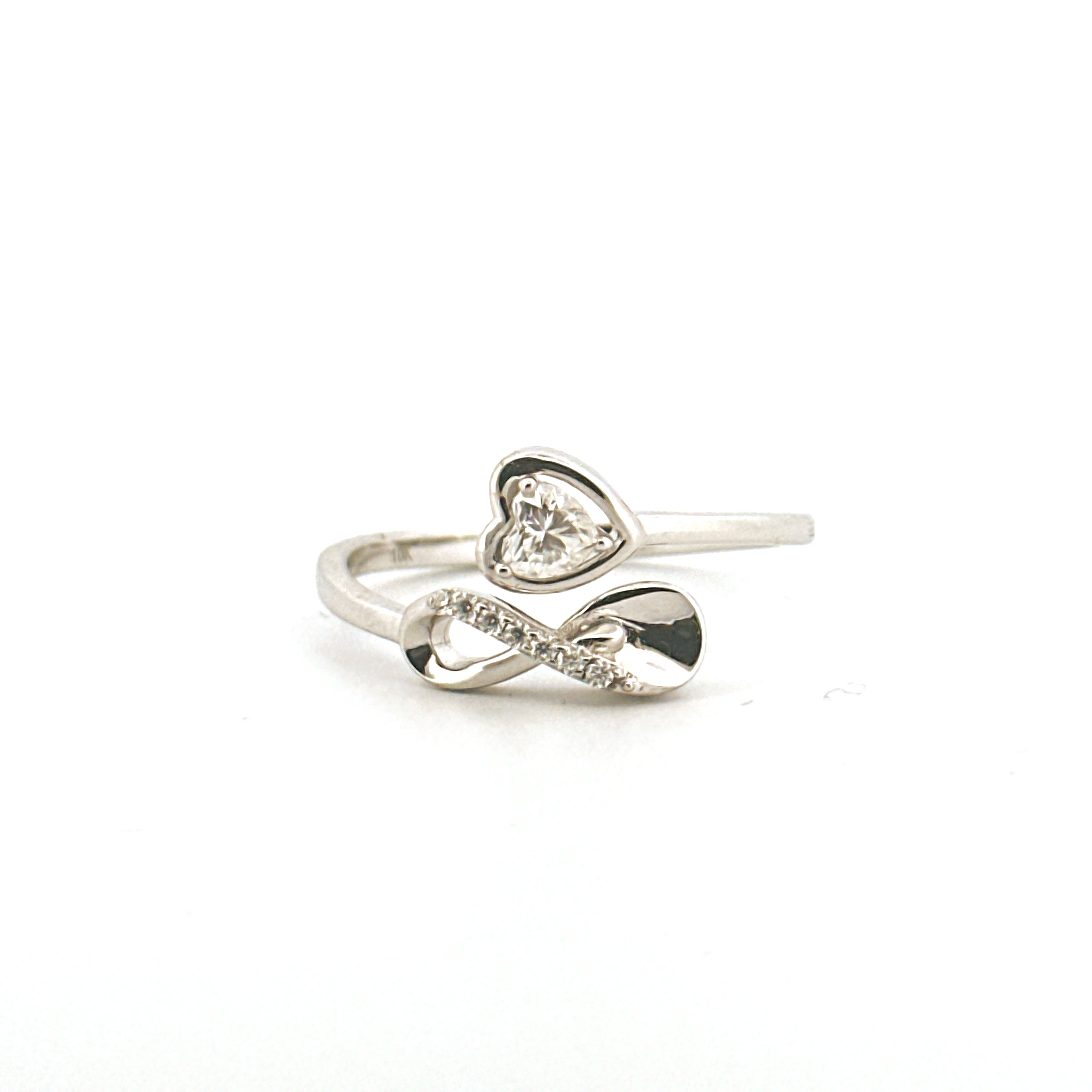 Infinity Heart Diamond Urn Ring for Ashes, Gold Vermeil Cremation Jewelry, Pet/Human Ash holder, Memorial Keepsake
