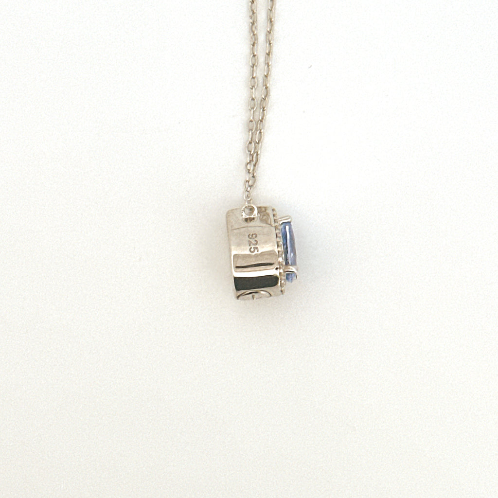 Teardrop Urn Necklace, Diamond Cremation Jewelry for Human/Pet Ashes, Ash Holder, Genuine Gemstone Birthstones