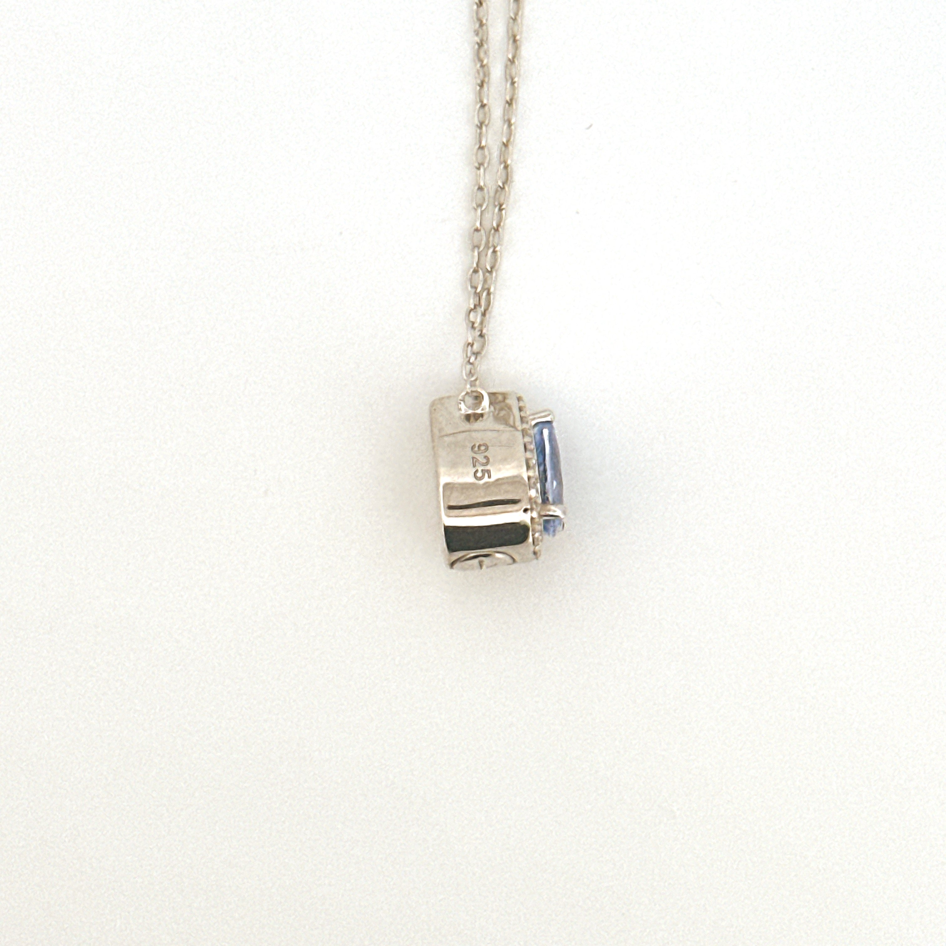 Teardrop Urn Necklace, Diamond Cremation Jewelry for Human/Pet Ashes, Ash Holder, Genuine Gemstone Birthstones