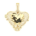 Angel Wings Heart Memory Photo Pendant, Personalized Tribute Keepsake Picture Charm