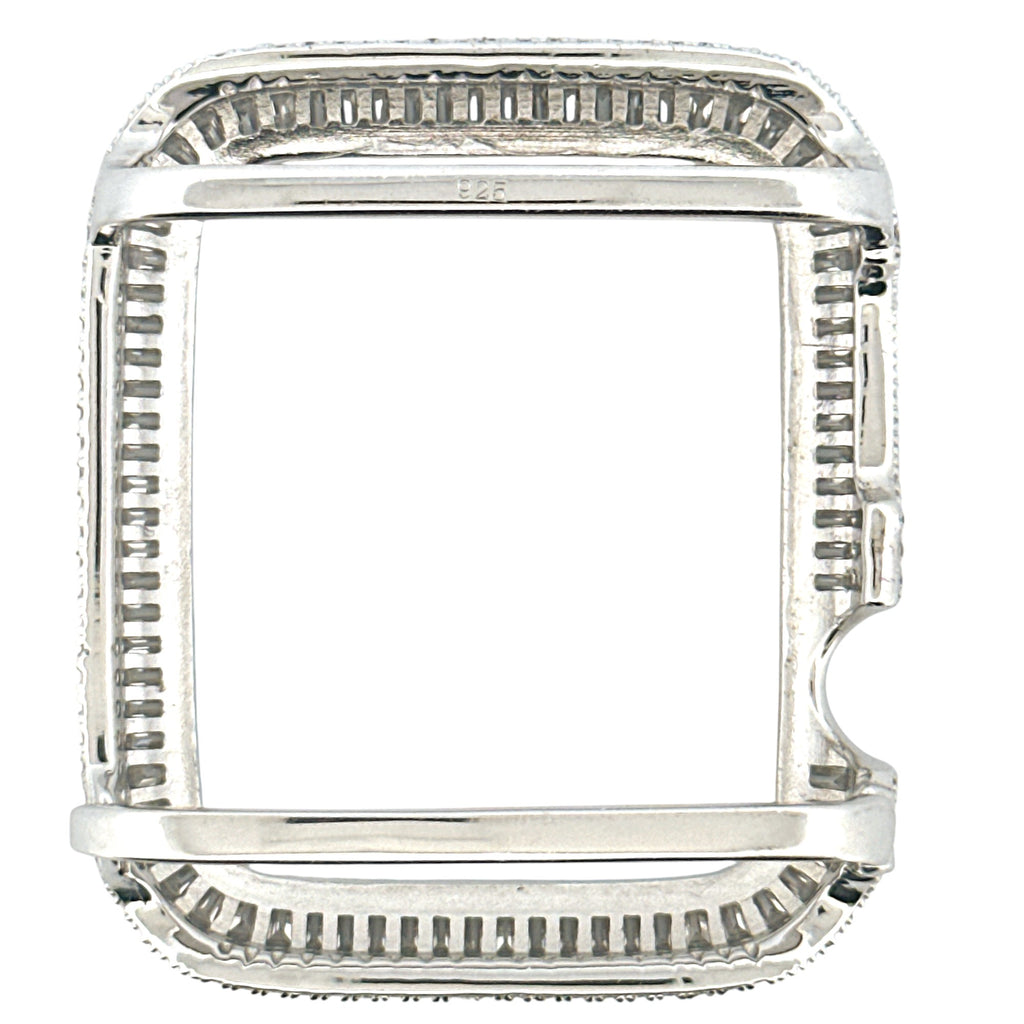 Diamond Apple Bezel 49mm All Series, Stunning Head Turner, GRA Certified Moissanite Diamond
