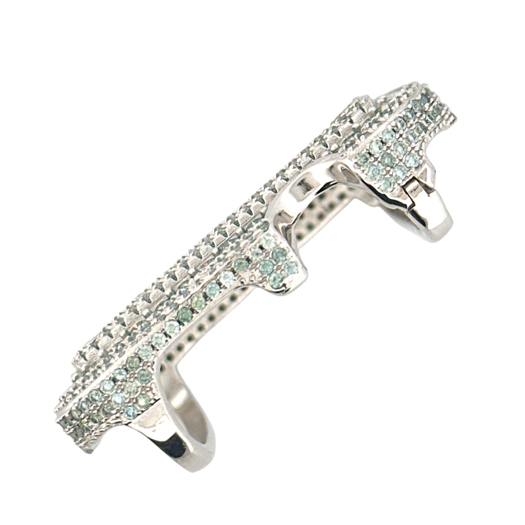 VVS GRA Certified Diamond Apple Bezel , GRA Certified Emerald Moissanite Diamonds, All Series, 100% Passes Diamond Testers