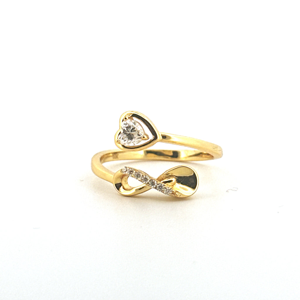 Infinity Heart Diamond Urn Ring for Ashes, Gold Vermeil Cremation Jewelry, Pet/Human Ash holder, Memorial Keepsake
