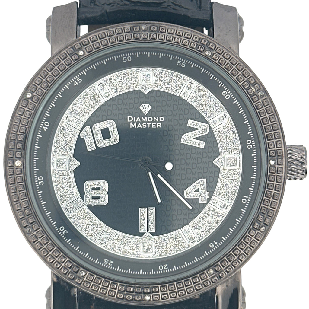 Diamond Watch For Men, Natural Diamond, Gift for Him