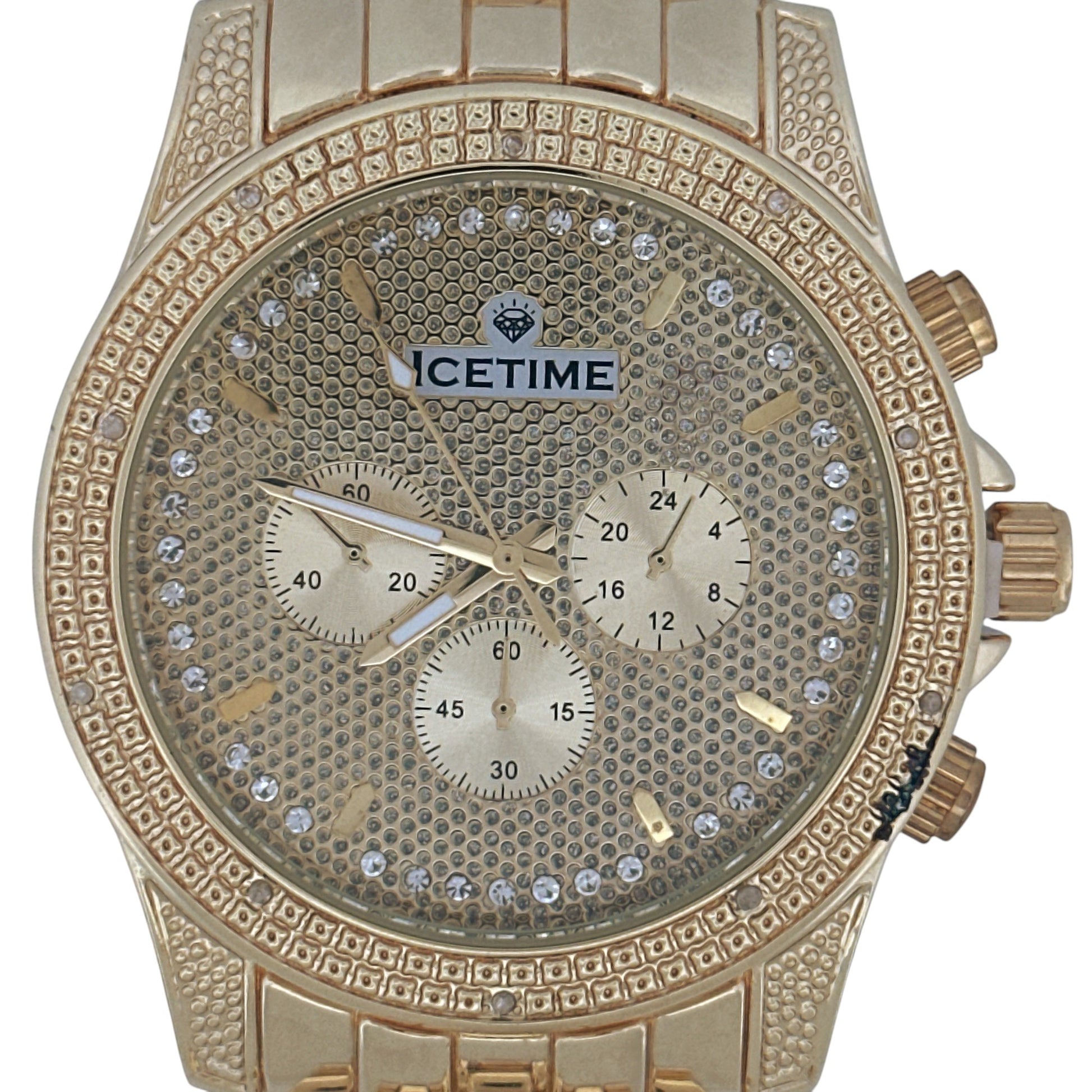 Men’s Diamond Luxury Watch – 1/10 CTTW Natural Diamond, Gift for Him
