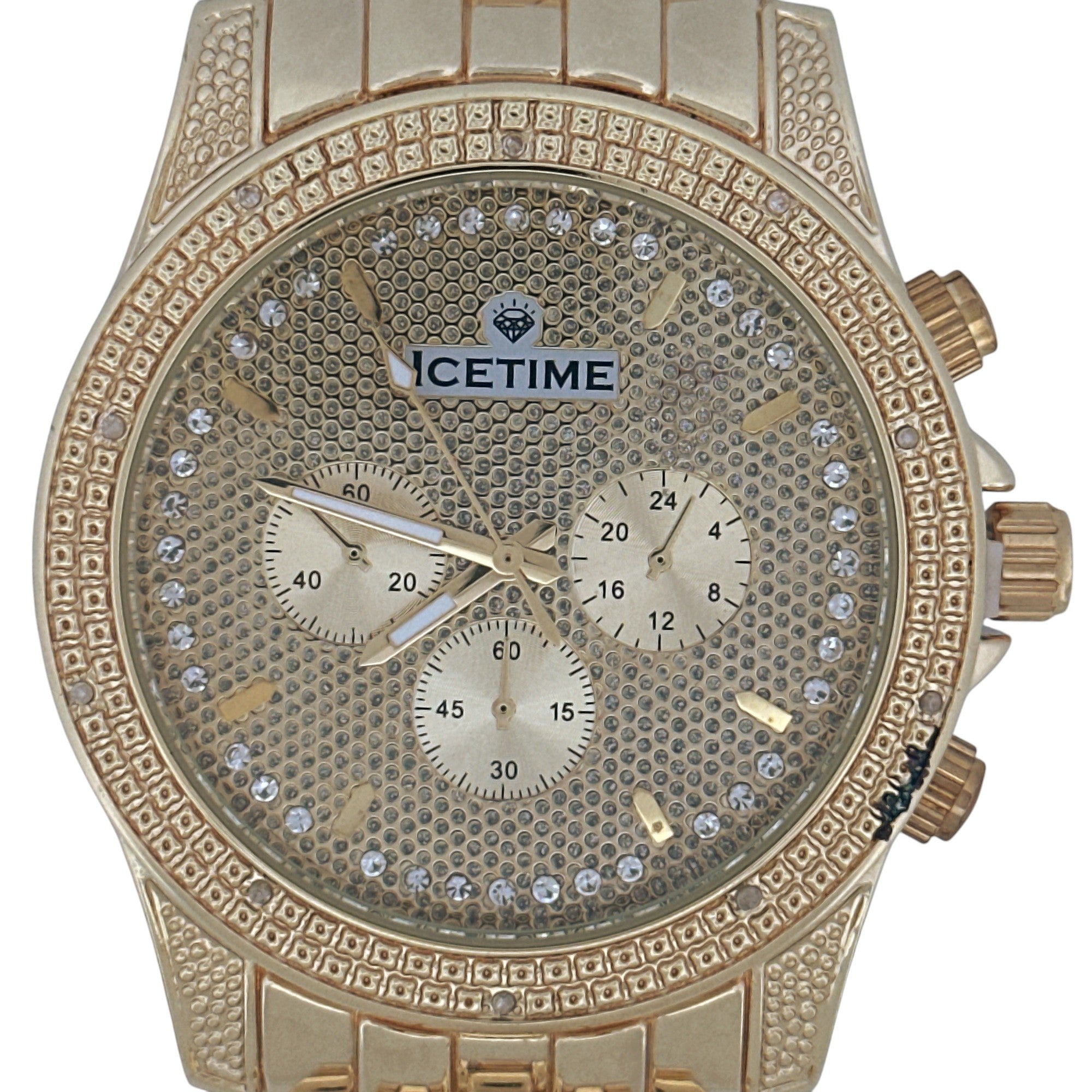 Men’s Diamond Luxury Watch – 1/10 CTTW Natural Diamond, Gift for Him