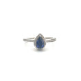 Cargar la imagen en la vista de la galería, Custom Teardrop Urn Ring – GRA Certified VVS Moissanite or Gemstone | 14K Gold Vermeil Memorial Ash Ring for Women
