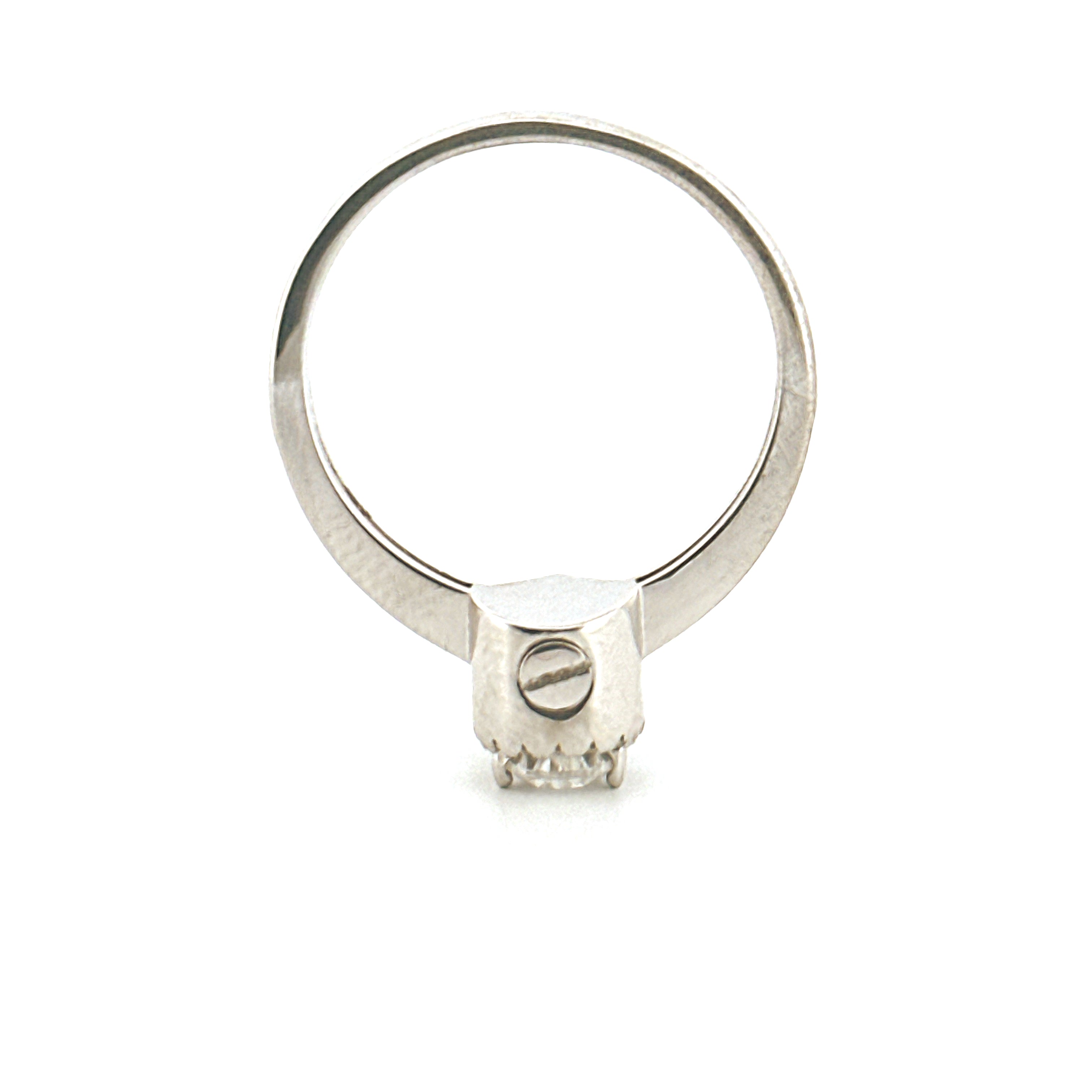 Teardrop Diamond Urn Ring For Ashes, Keepsake For Human/Pet Ashes